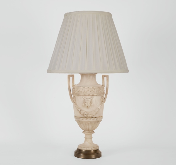 George III Alabaster Urn Lamp